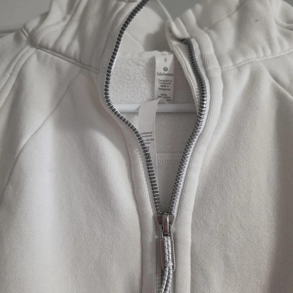 lululemon athletica White Full-Zip Hoodie